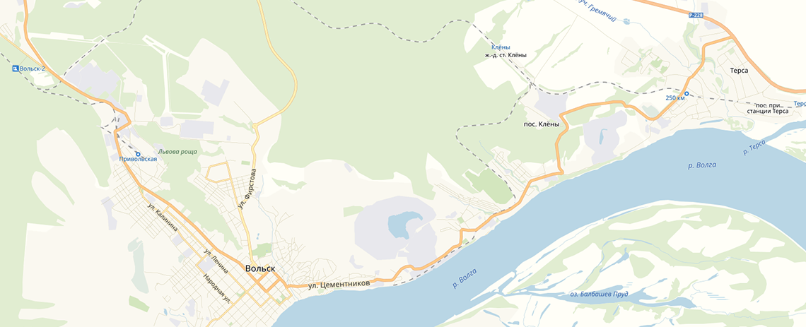Интерактивная карта Вольск